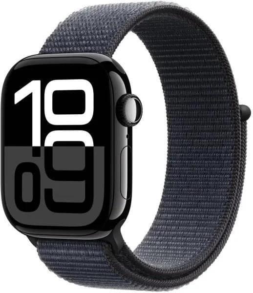 Смарт-годинник Apple Watch Series 10 GPS 46mm Jet Black Aluminum Case w. Ink Sport Loop (MWWR3) фото 1