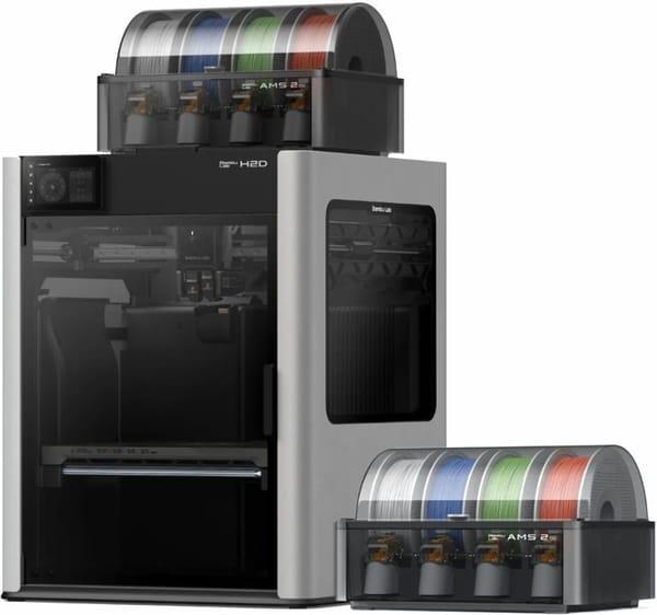 3D printer Bambu Lab H2D Dual AMS 2 Pro Bundle (PF003-D+SA007+SA007) photo 1