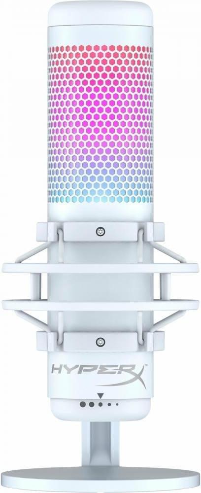 HyperX QuadCast S White (519P0AA) PC/streaming/podcast microphone photo 1