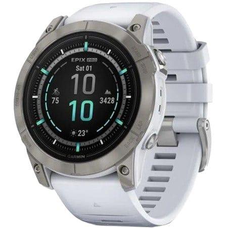 Смарт-годинник Garmin Epix Pro Gen 2 Sapphire 51mm Titanium w. Whitestone Band (010-02804-10/11) фото 1