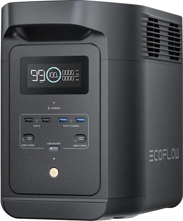 Charging station EcoFlow E980 (delta 2 black) 500 W/980 Wh (EFE980-IN) photo 1