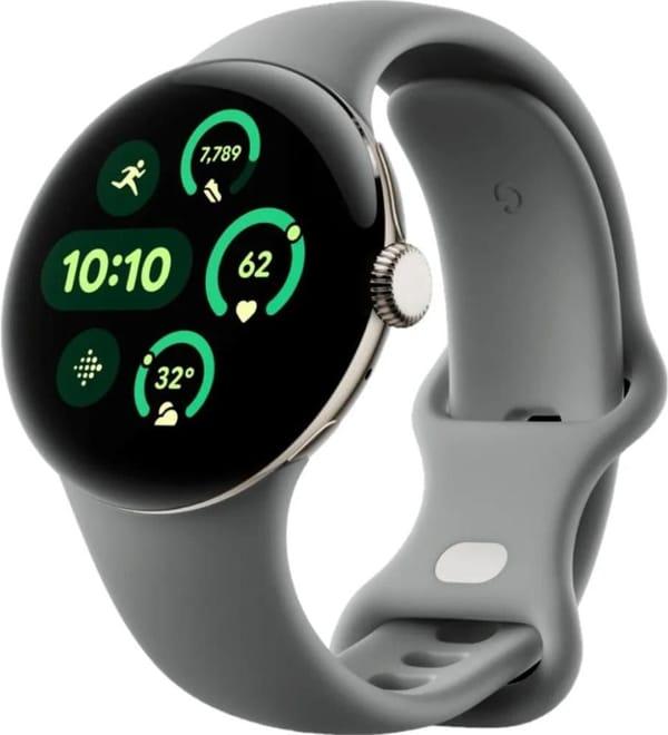 Смарт-годинники Google Pixel Watch 3 41 mm LTE Champagne Gold Aluminum Case/Hazel Active Band фото 1